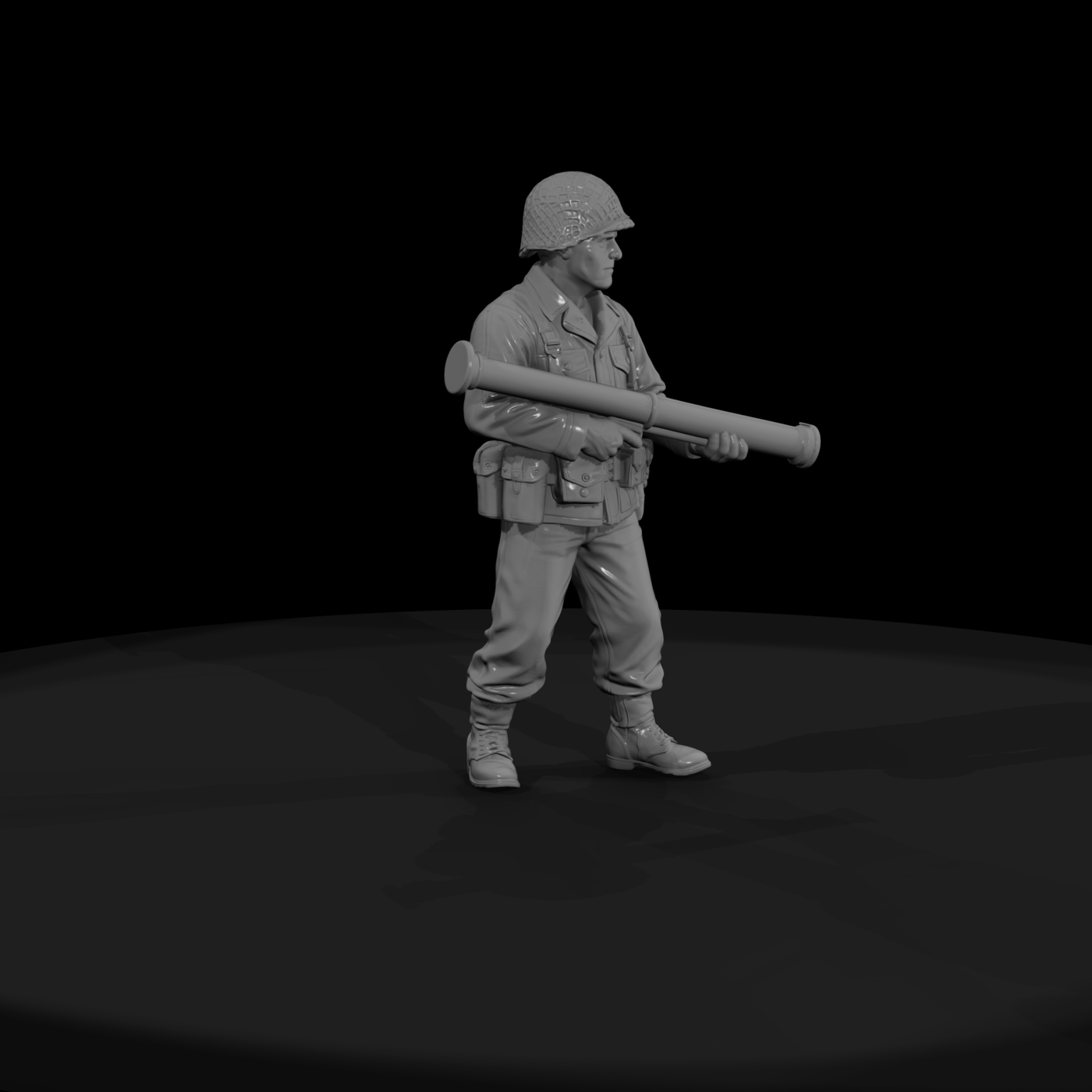 WWII US Army Bazooka Soldier