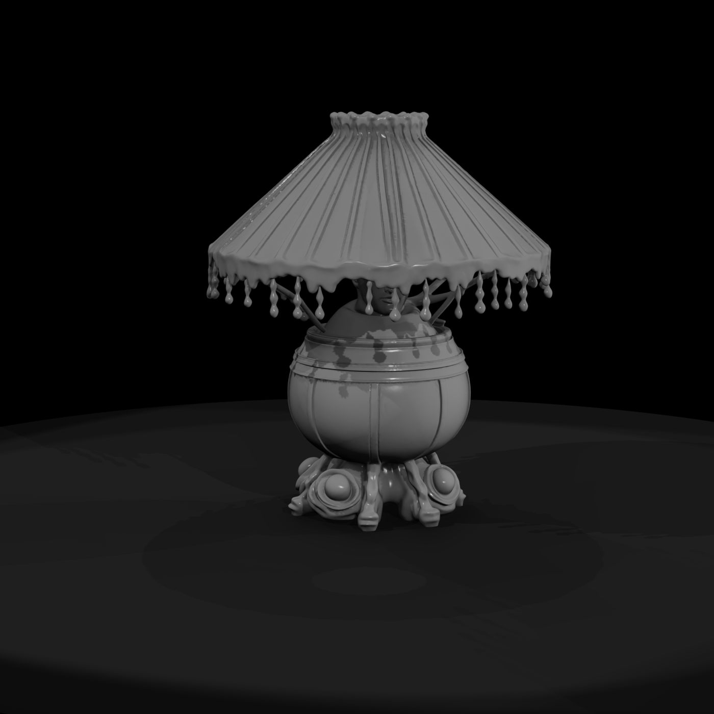 Stylized Fantasy Table Lamp — & Dollhouses