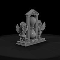 neoclassical-winged-lion-hourglass-miniature-3d-printable-203563 — thumbnail 3