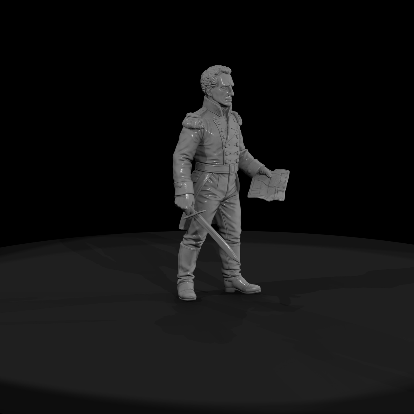 Hist 0152 Historical Duke Of Wellington Miniature