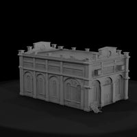 brick-building-3d-model — thumbnail 4