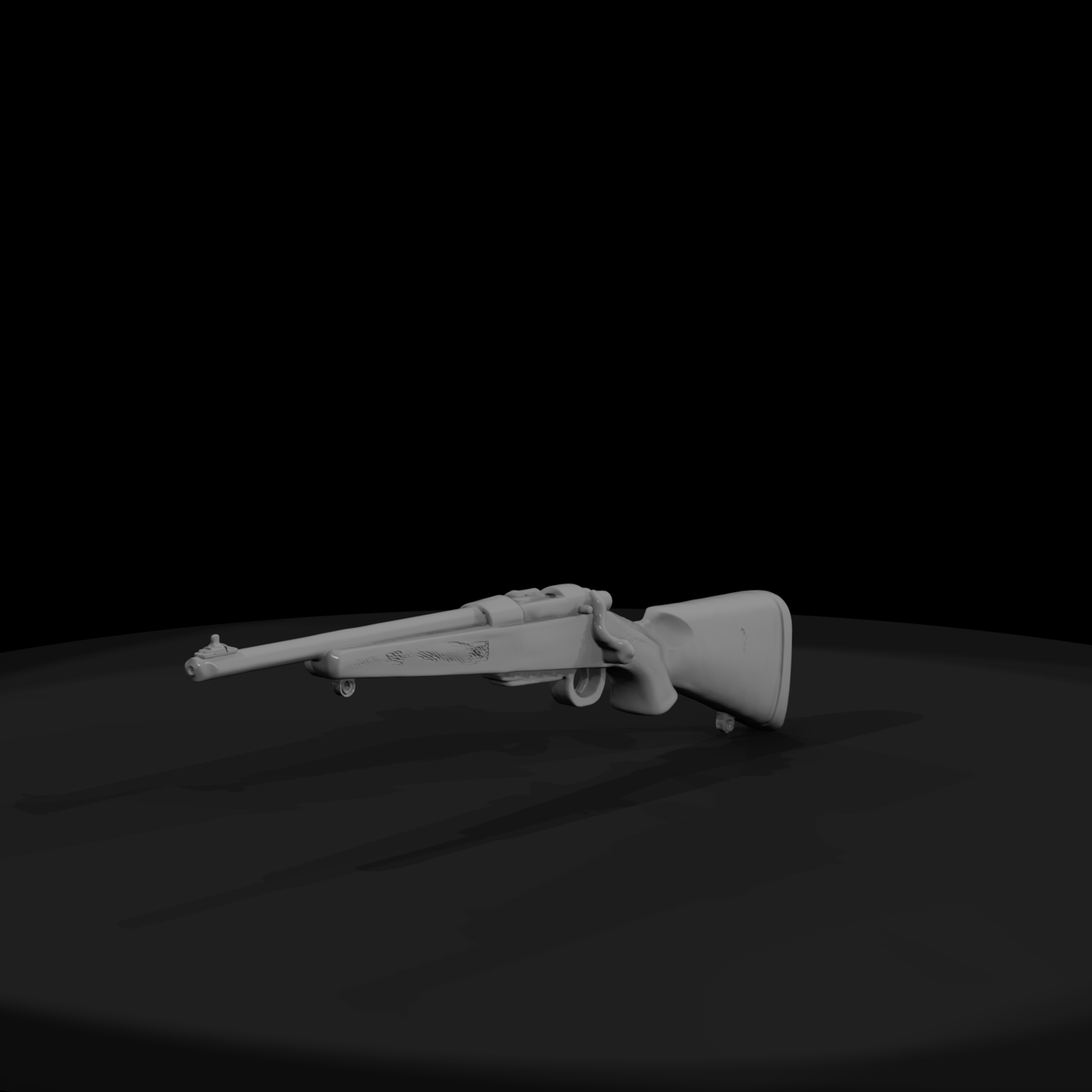 Bolt-Action Hunting Rifle
