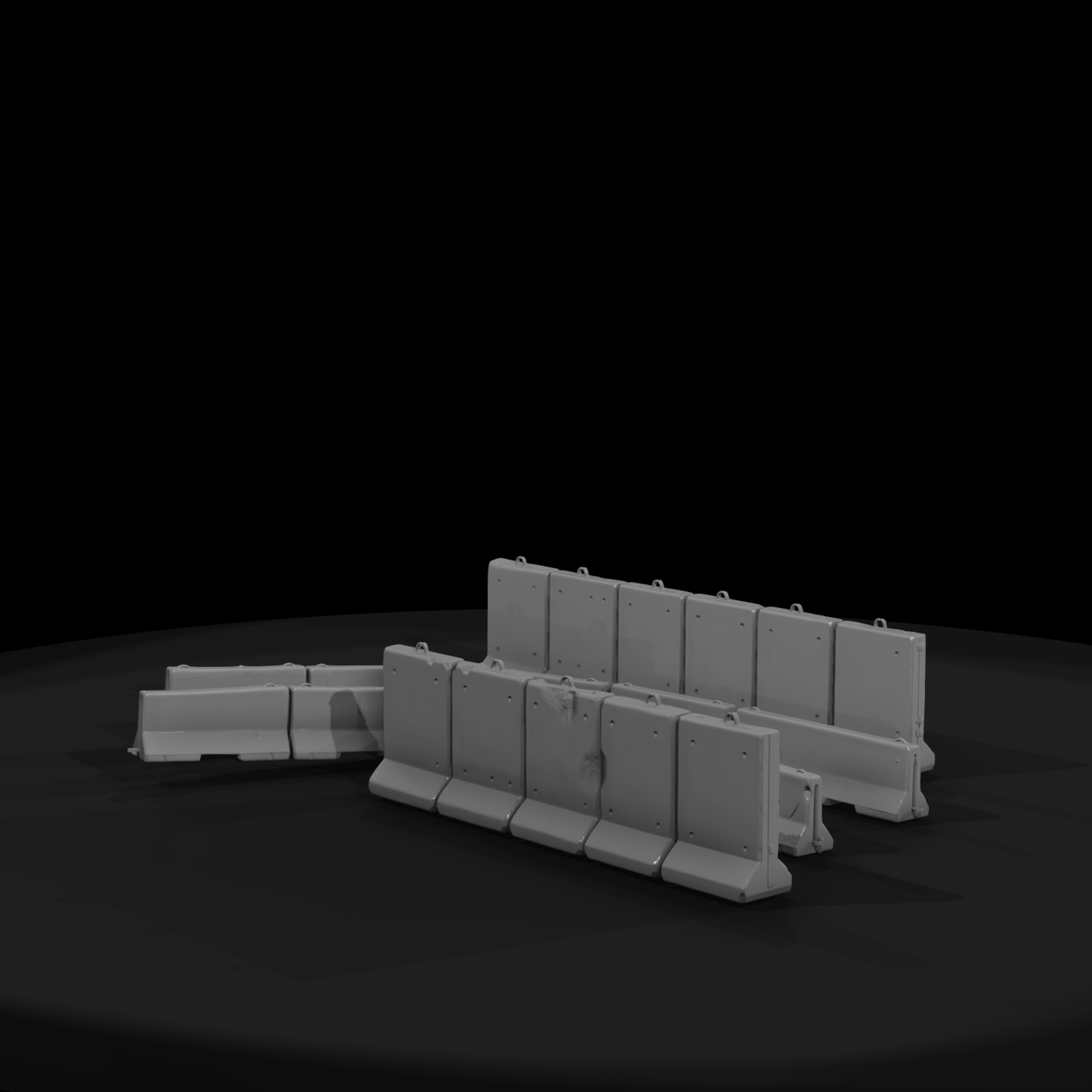 Mil 252 Modern Desert Vehicle Chicane Barriers