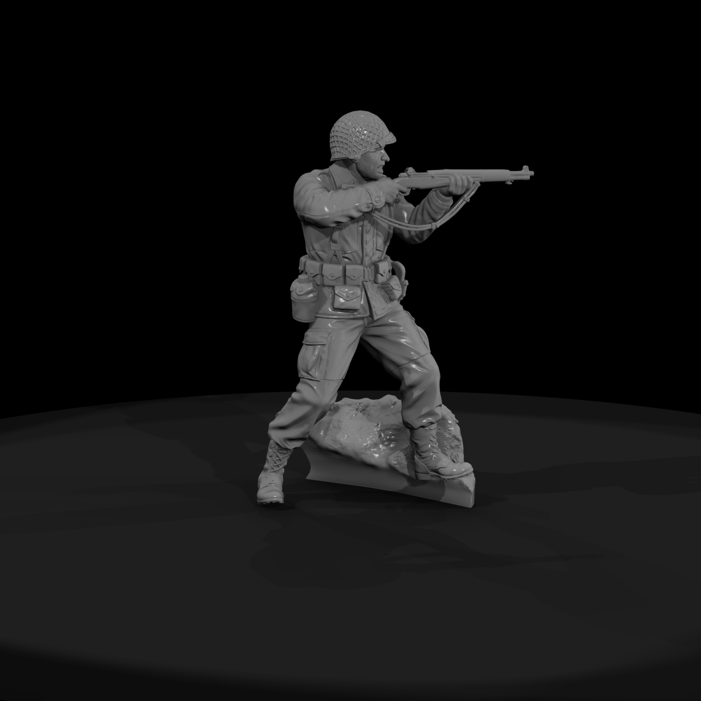 Ww2H 025 United States Paratrooper Bastogne