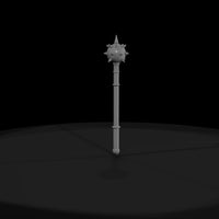 medieval-spiked-mace-miniature-prop-for-tabletop-dioramas-109209 — thumbnail 3