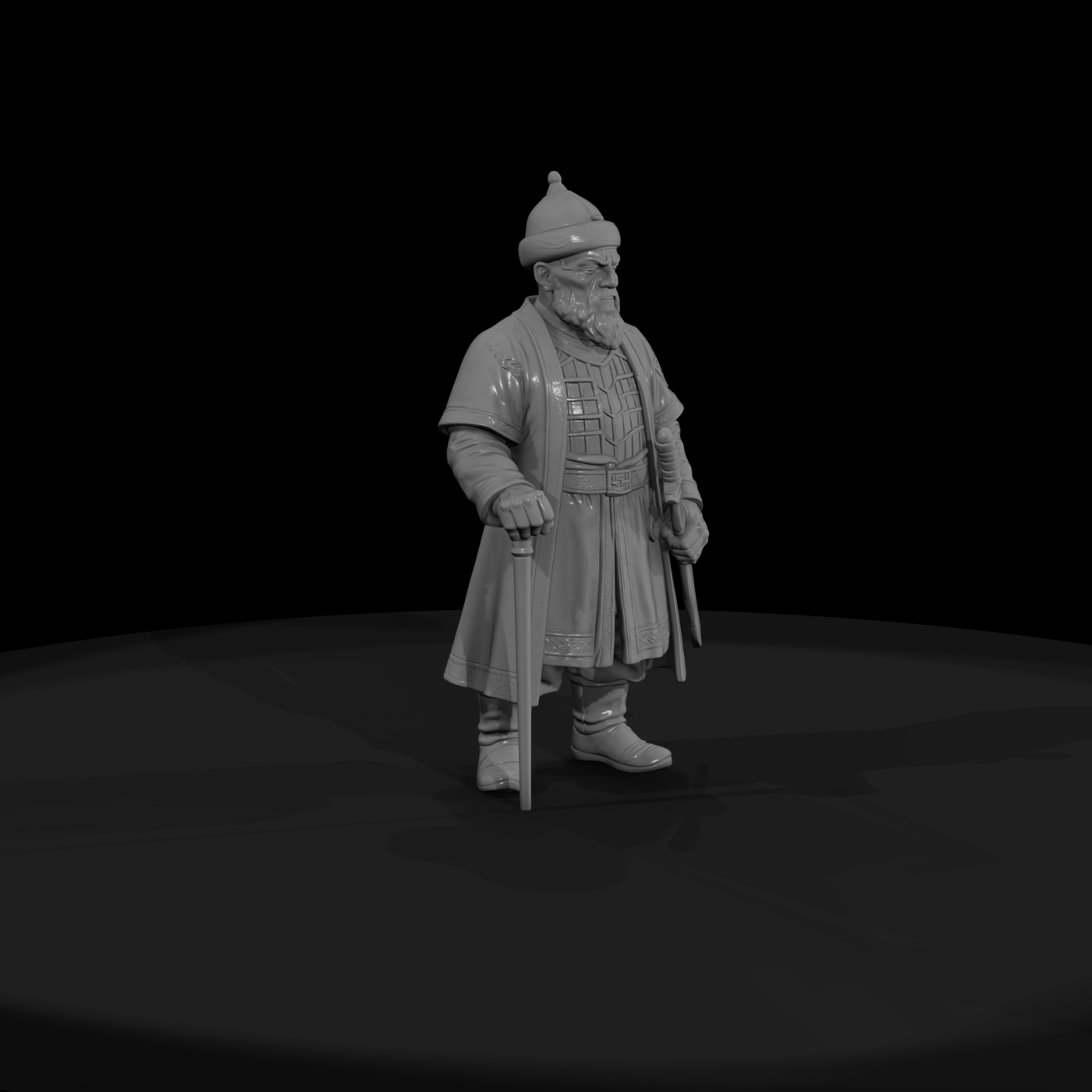 Hist 0084 Historical Timur Miniature Figure