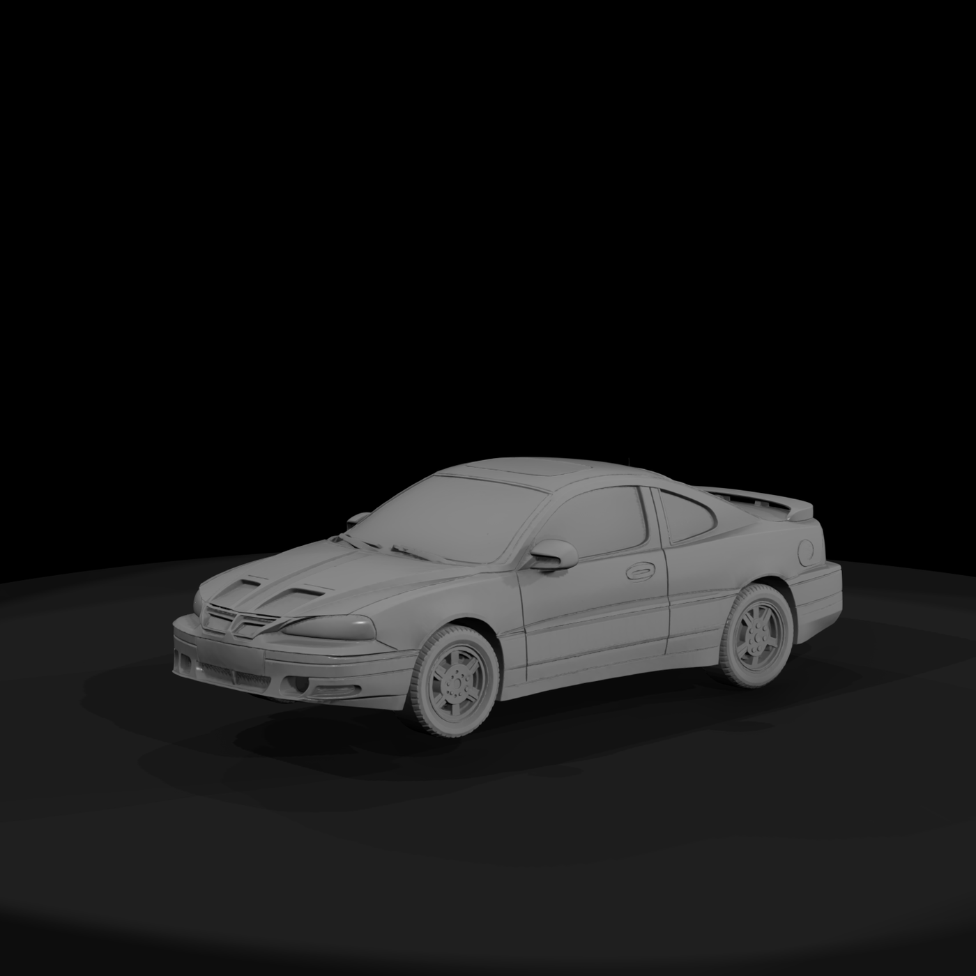 Sports Coupe Car Body