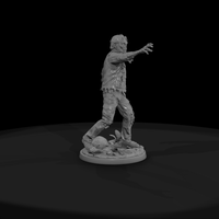 Zombified Hunter in Torn Denim Vest — thumbnail 3