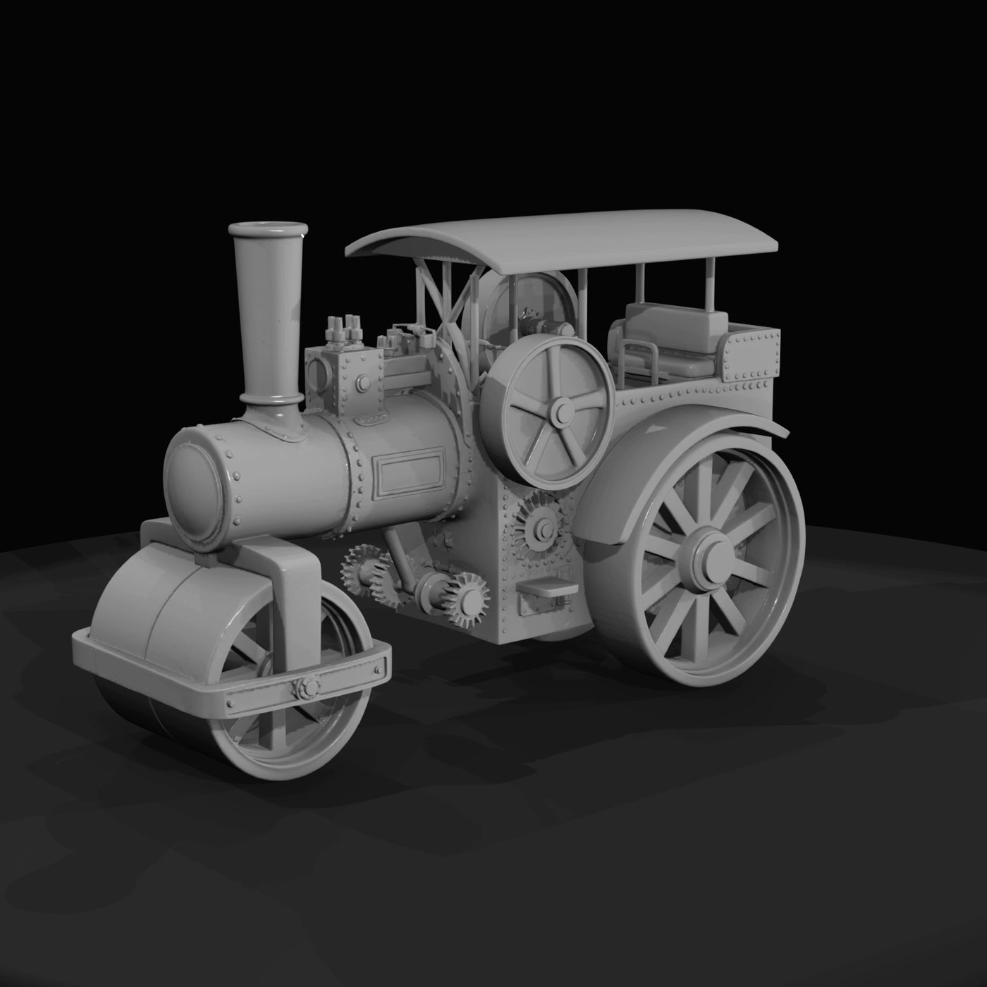 early-20th-century-steamroller-road-roller