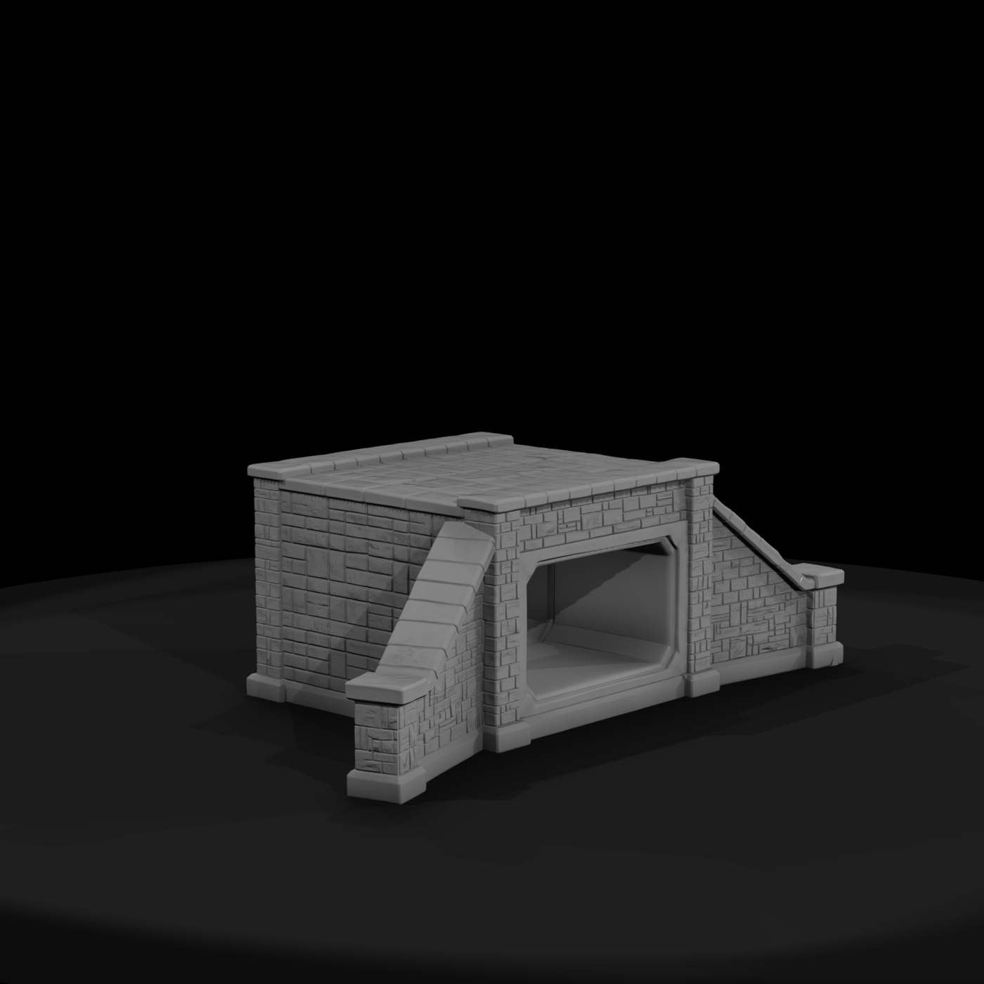 Stone Box Culvert with Wing Walls