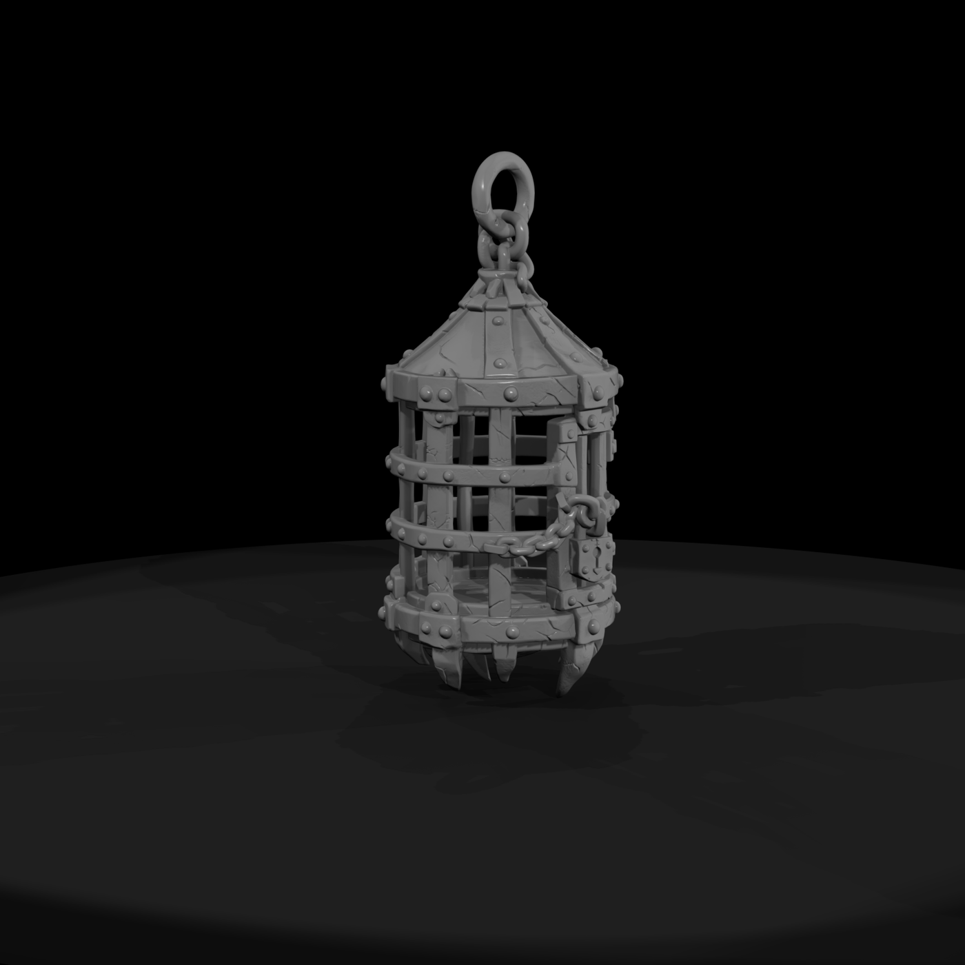 Hanging Iron Gibbet Prison Cage