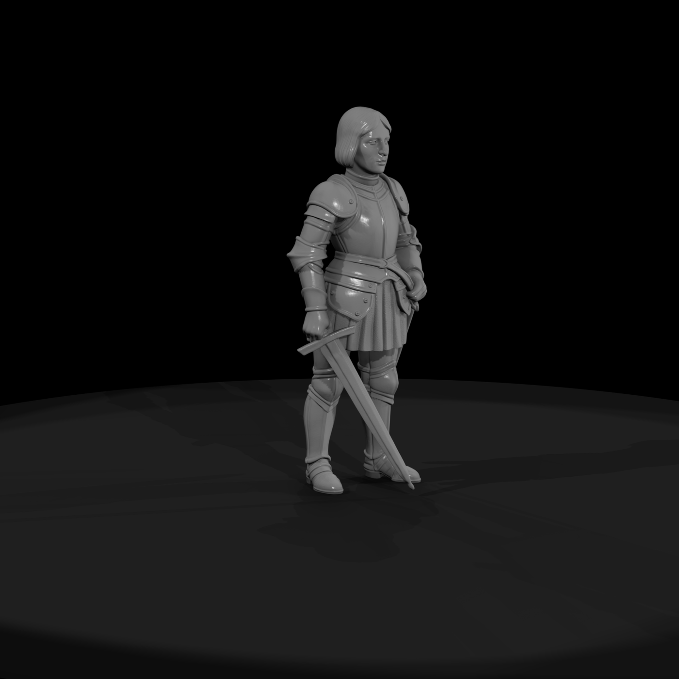 Hist 0089 Historical Joan Of Arc Miniature Figure