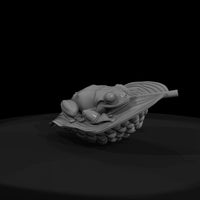 stylized-tree-frog-on-leaf-miniature-610690 — thumbnail 3