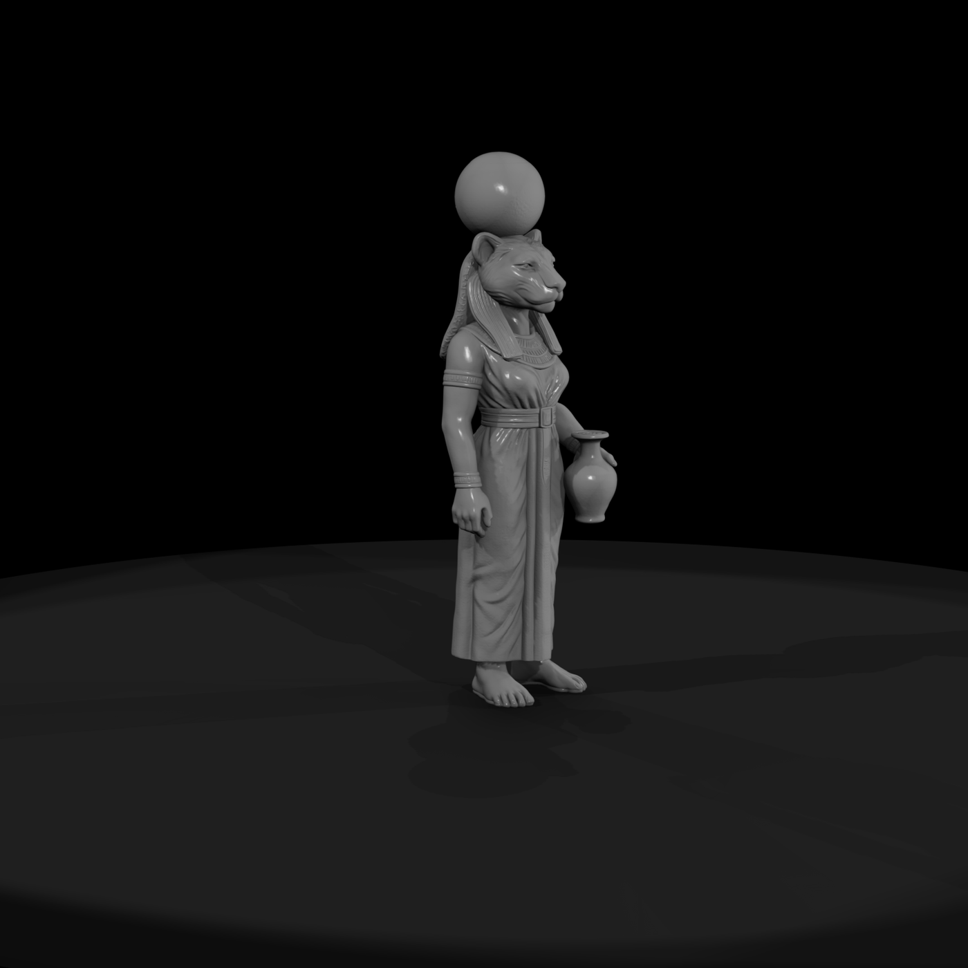 Myth 0358 Mythology Tefnut Miniature Figure
