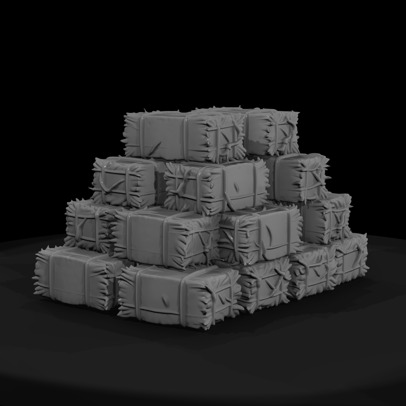 Cir 194 Prop Hay Bale Cluster