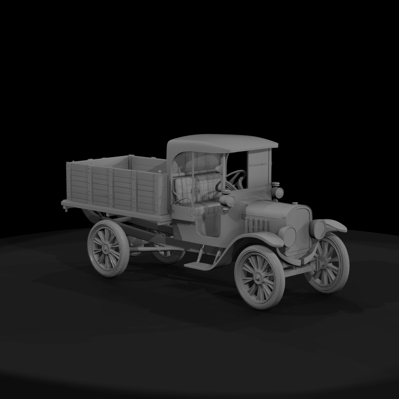 Vintage Stake-Bed Truck