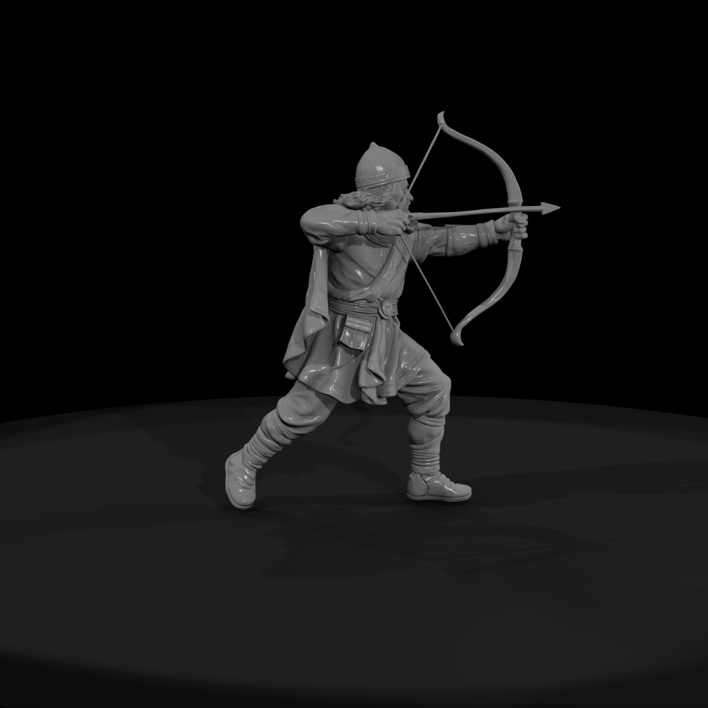 Myth 0394 Mythology Arash The Archer Miniature Fig