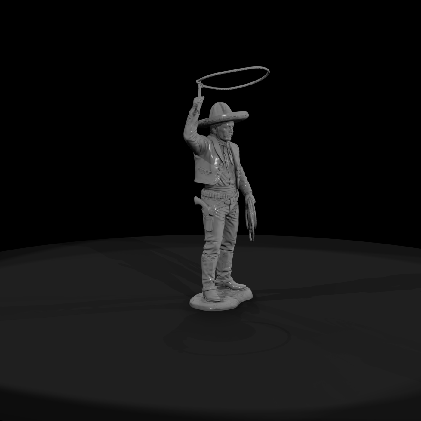 Vaquero Lawman with Lariat