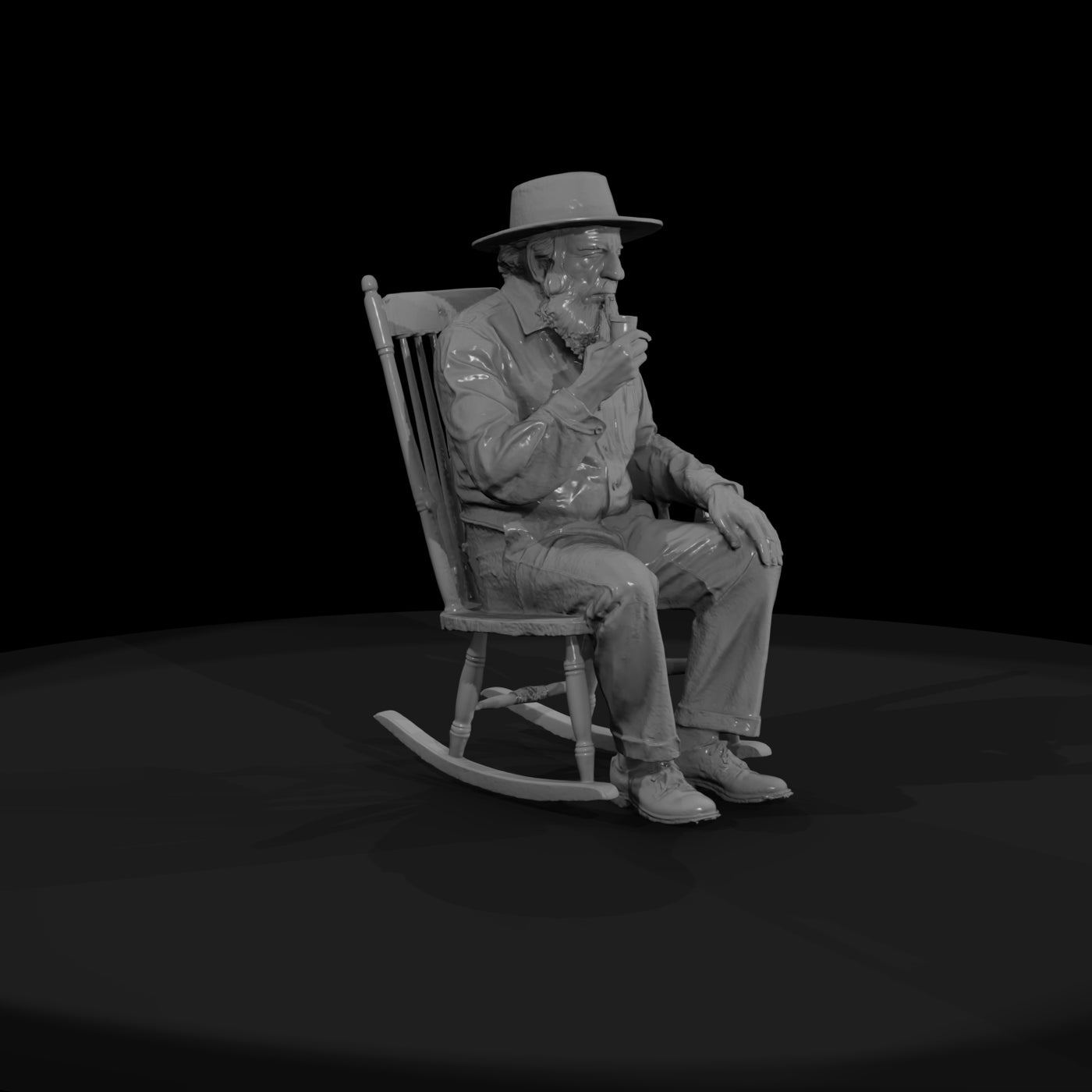 amish-pipe-3d-model