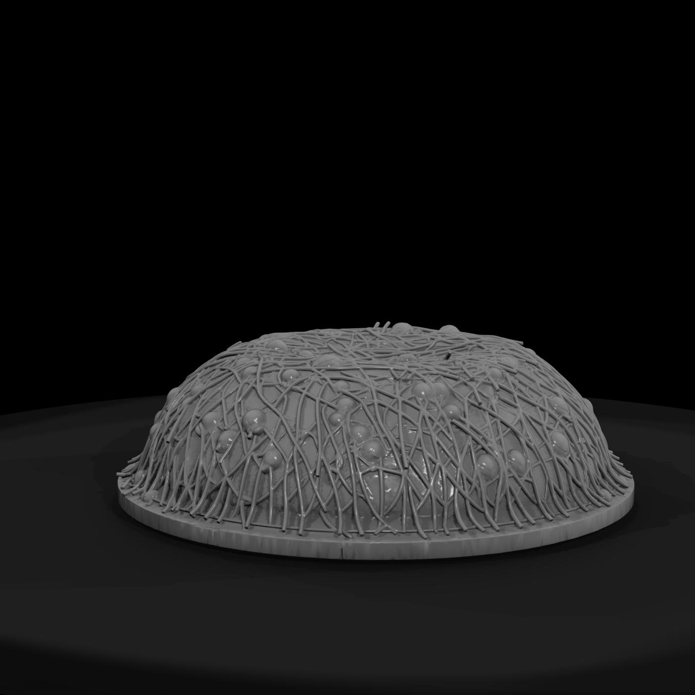 Low Poly Pine Needle Forest Tabletop Terrain Base