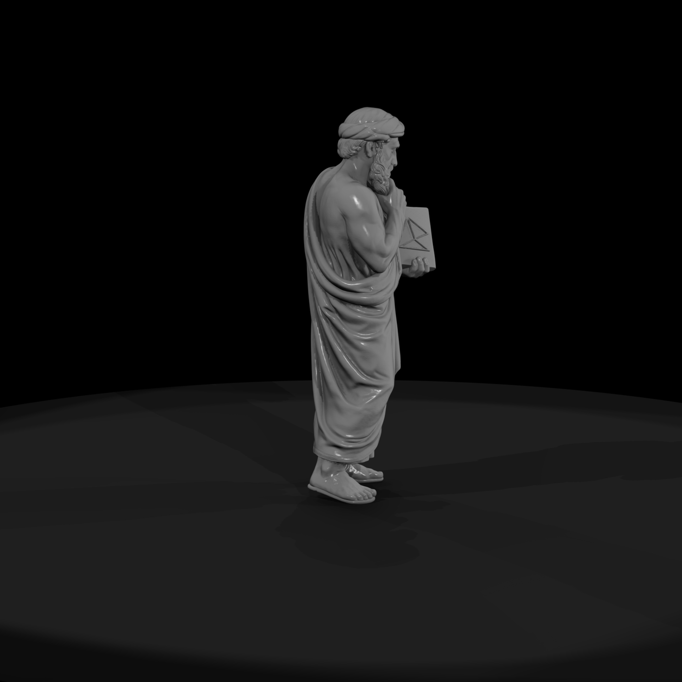 Hist 0027 Historical Pythagoras Miniature Figure