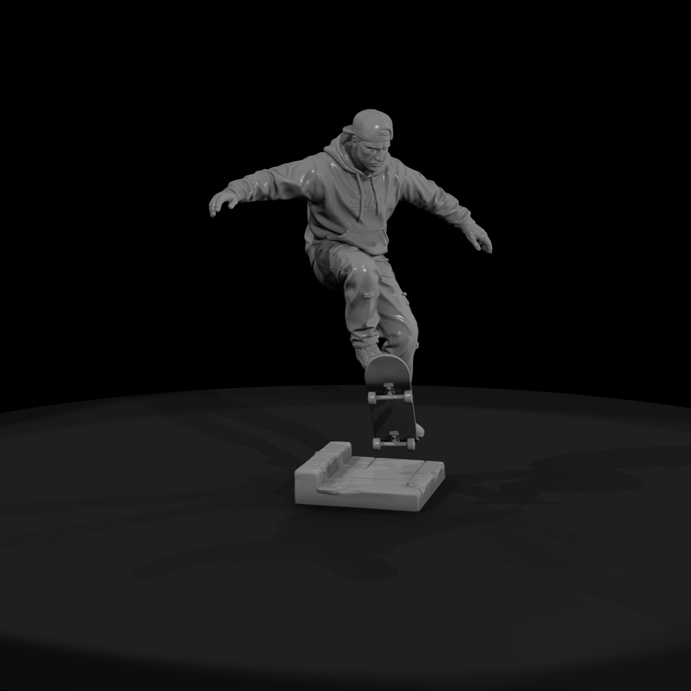 Poparc 0249 Skateboard Street Rider