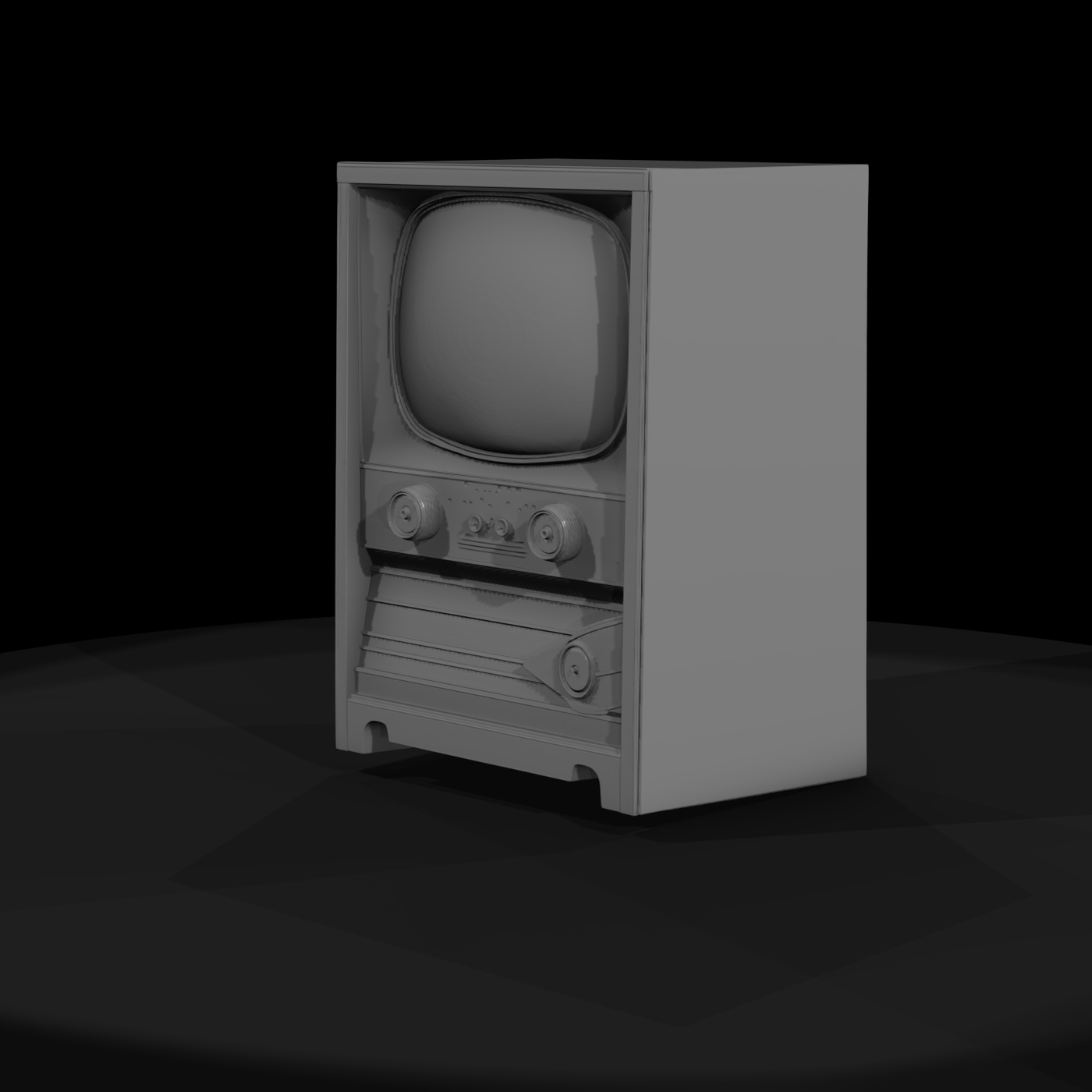 Mid-Century Tube Television