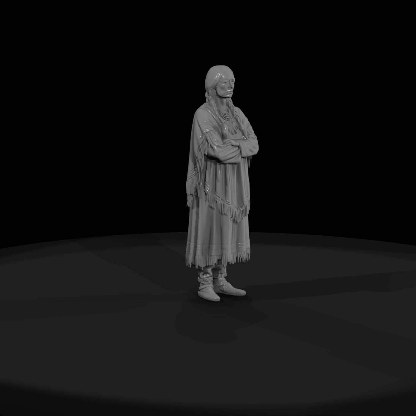native-dress-3d-model