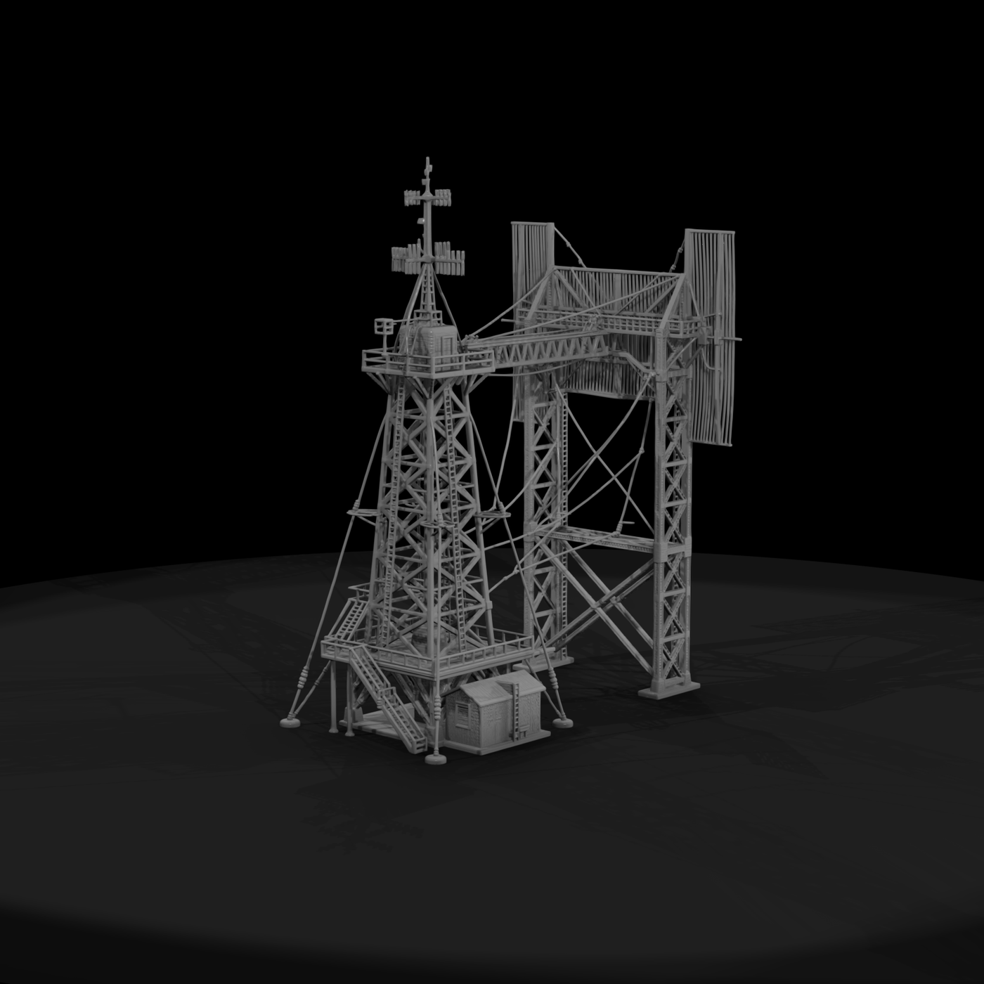 Mil 138 Ww2 England Coastal Radar Tower
