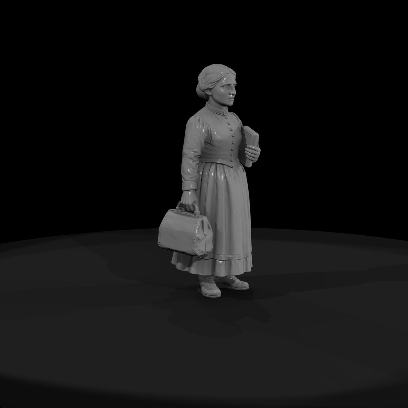 Hist 0169 Historical Elizabeth Blackwell Miniature