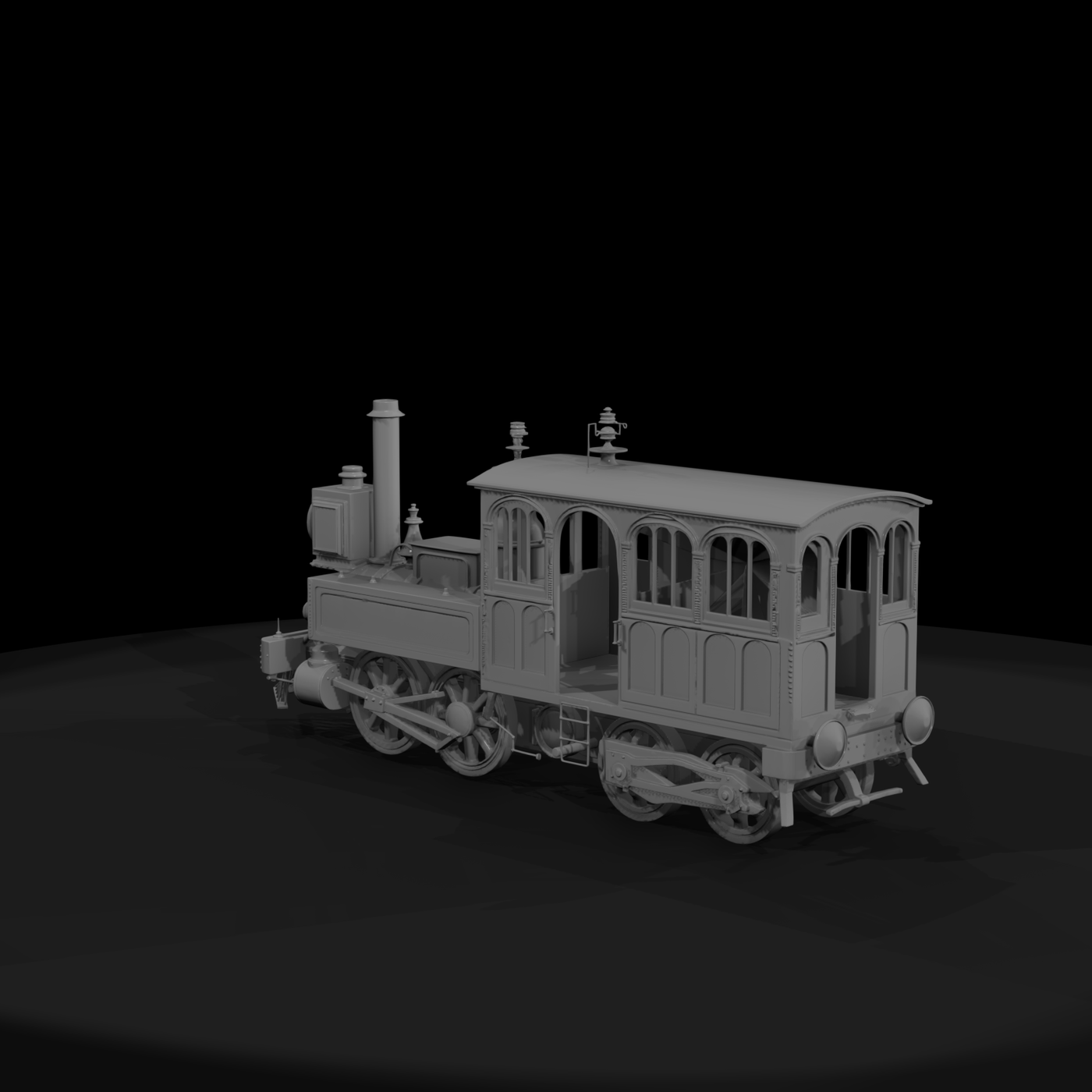 Vintage Steam Locomotive