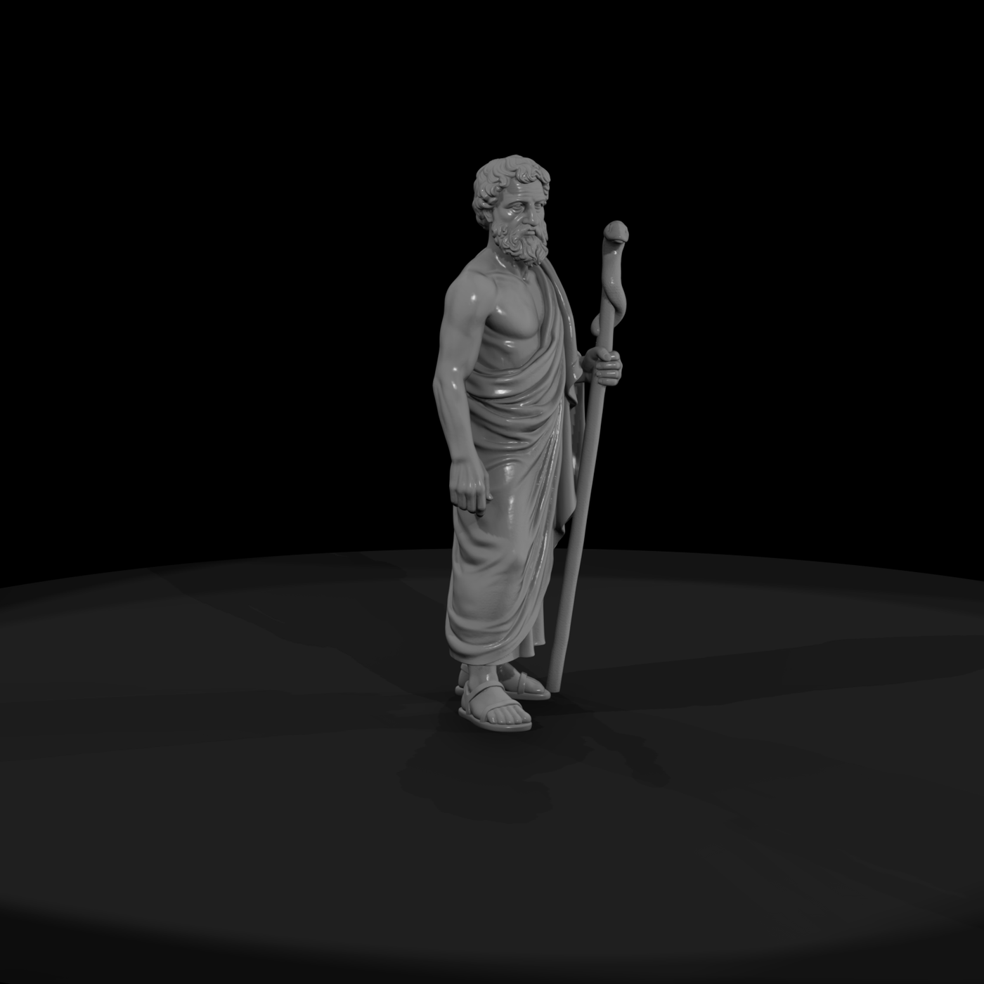 Myth 0304 Mythology Asclepius Miniature Figure