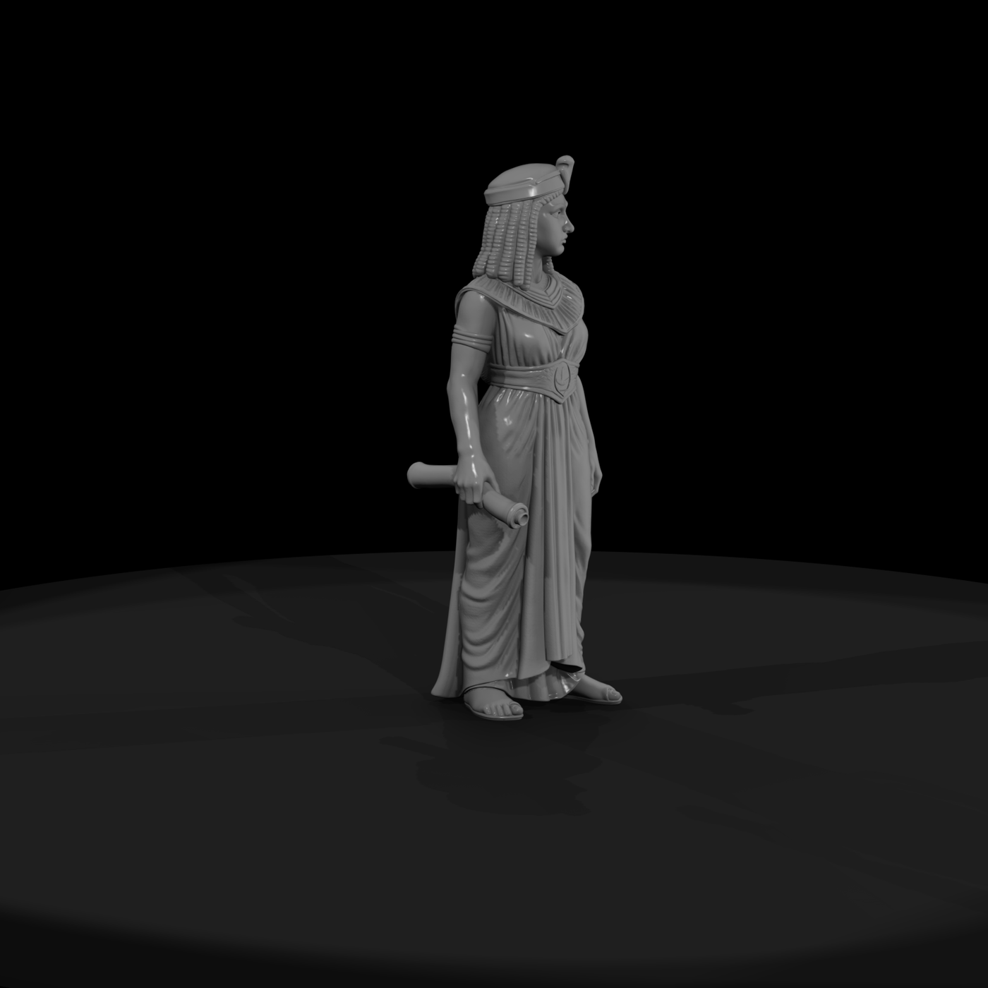 Hist 0005 Historical Cleopatra Vii Miniature Figur