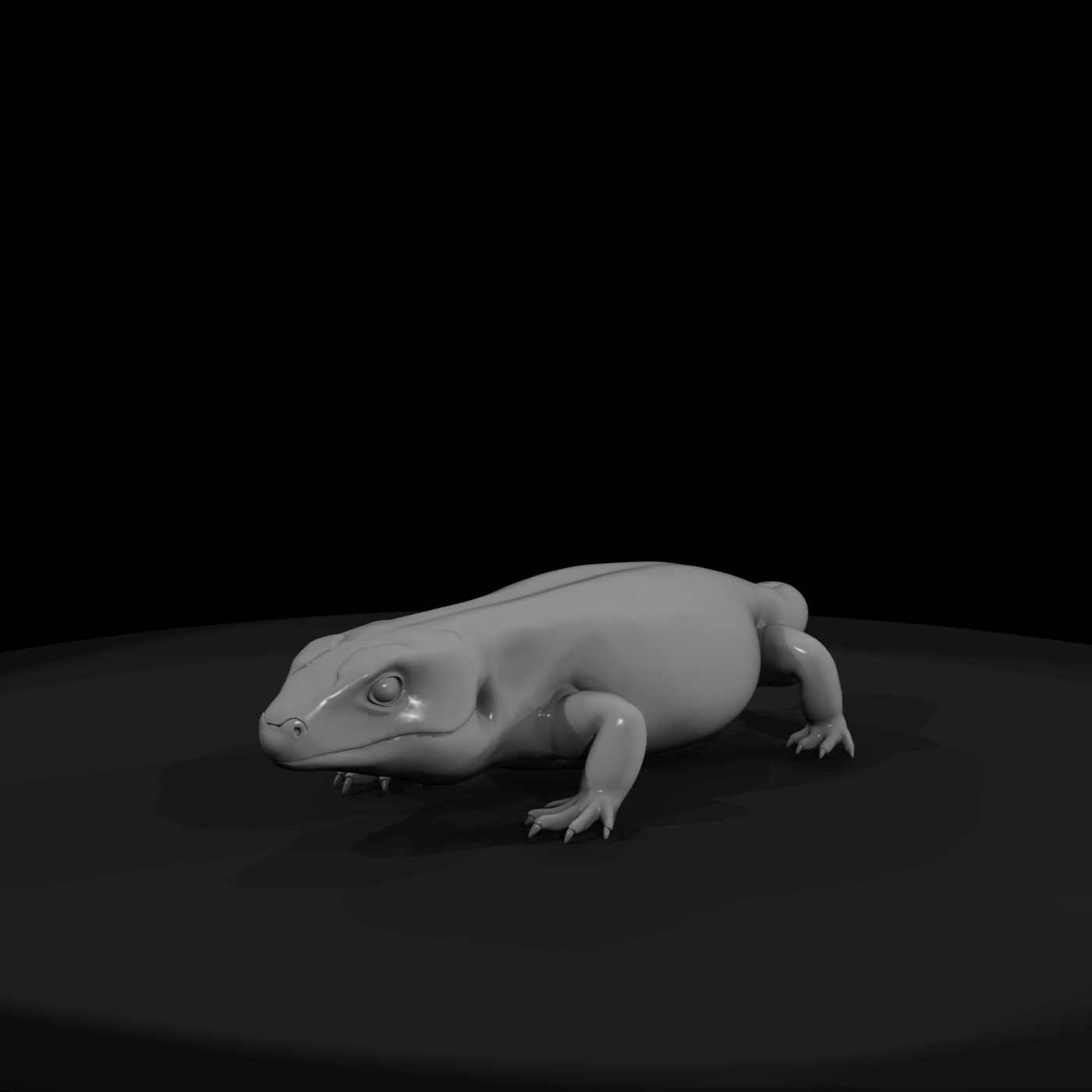 Blue-tongued Skink Figurine