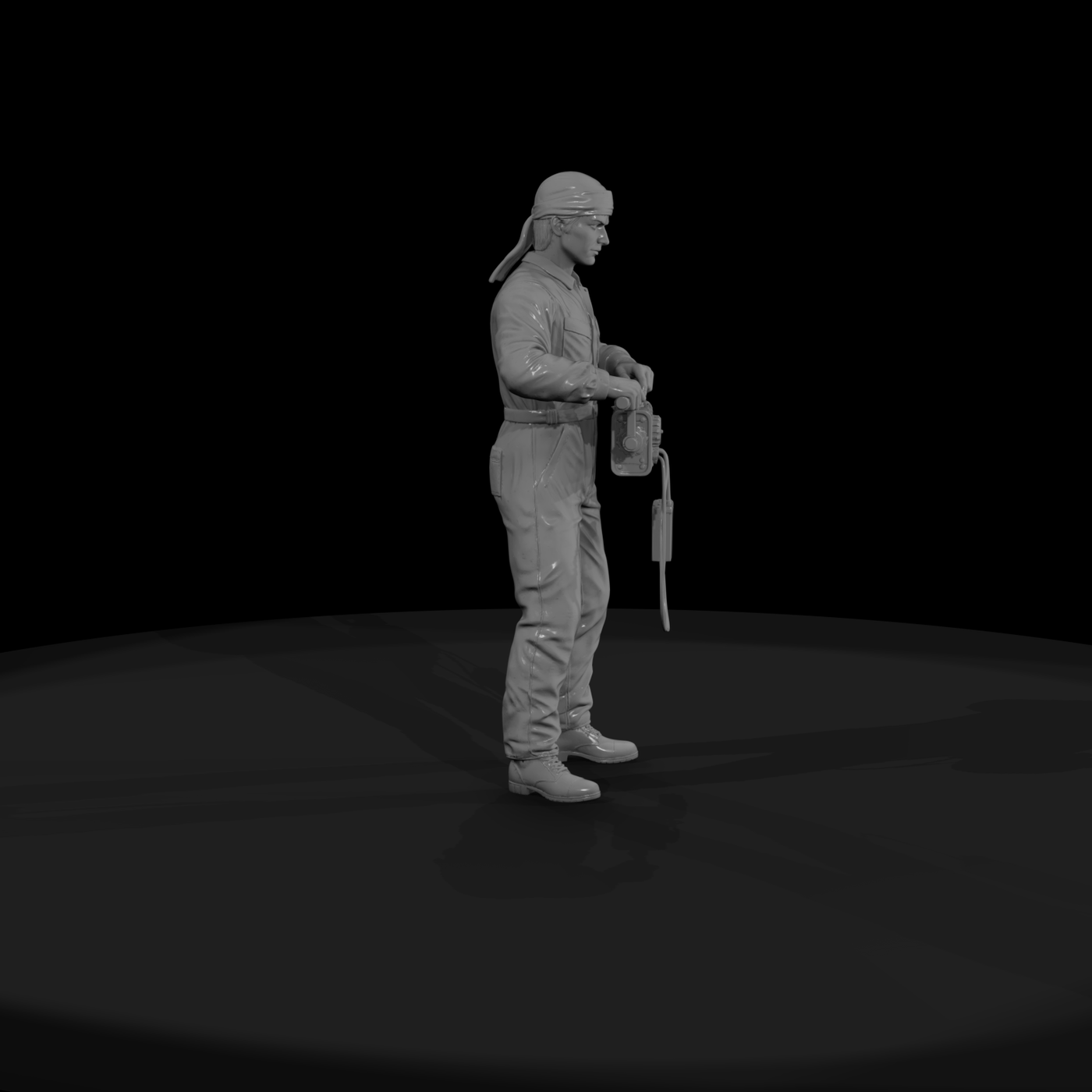 Combat Engineer with Detonator