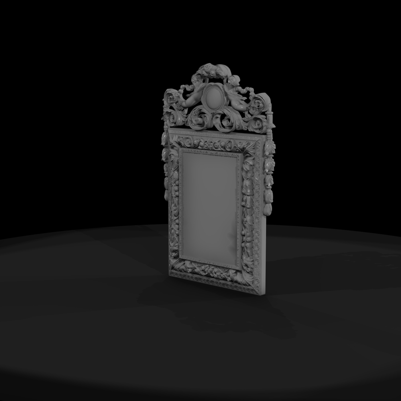 Baroque Ornate Carved Picture Frame