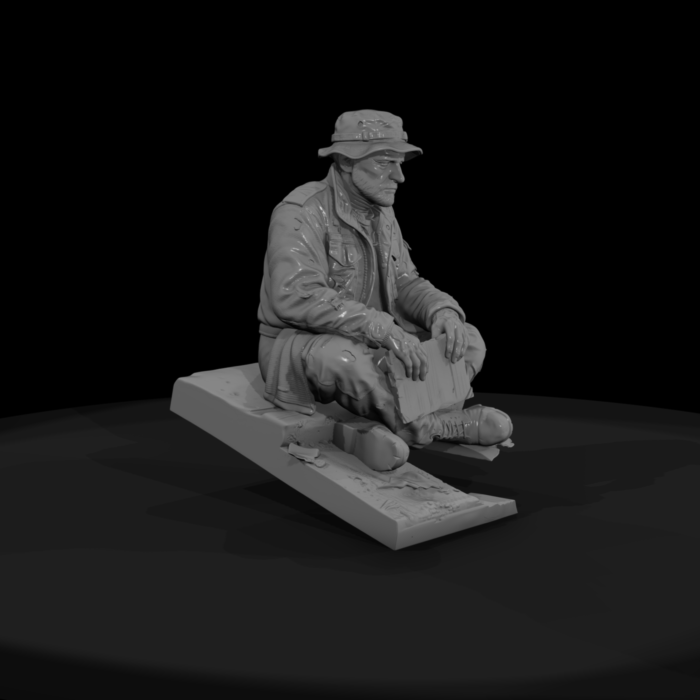 Vag 045 1980S Homeless Veteran