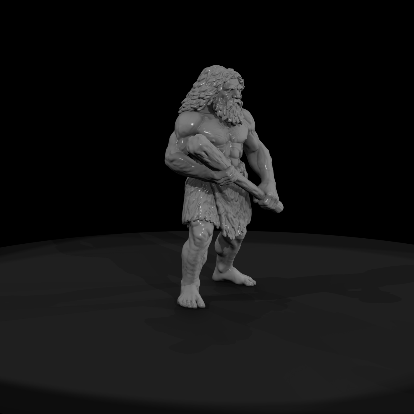 Myth 0371 Mythology Enkidu Miniature Figure