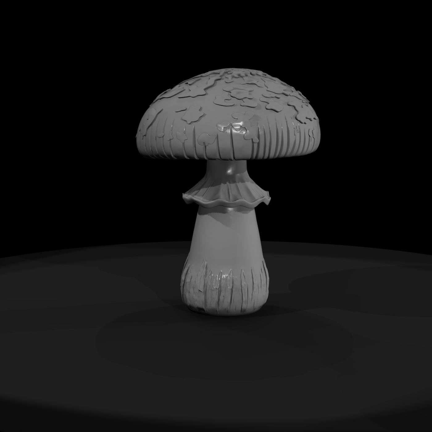 Stylized Fly Agaric Mushroom