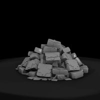 stylized-broken-brick-rubble-pile-low-poly-scatter-terrain-870664 — thumbnail 3
