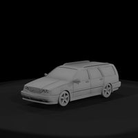 untextured_low_poly_volvo_850_wagon_uf2kw6tb — thumbnail 2