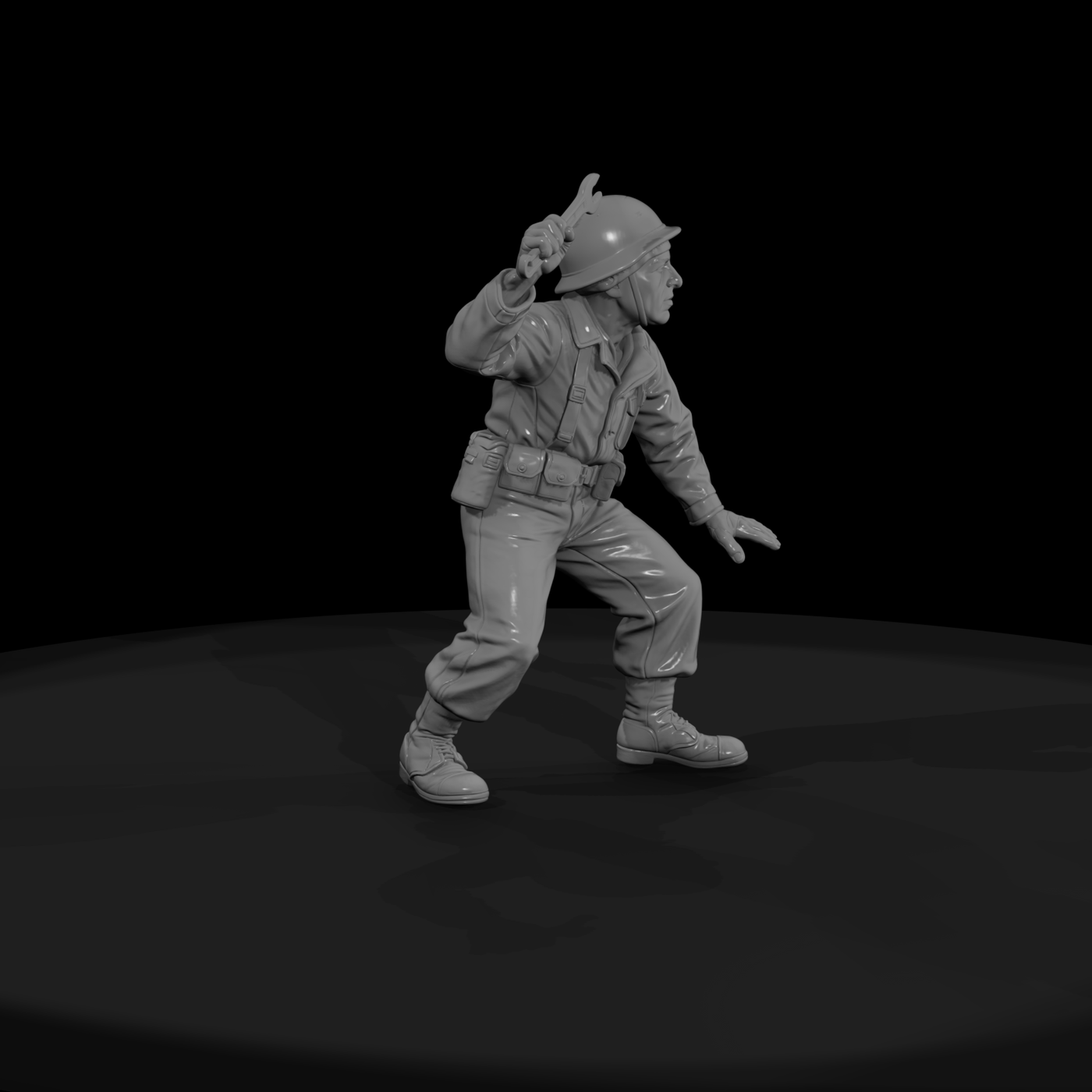 Ww2 Army 011 Wwii U S Army Mechanic Figure