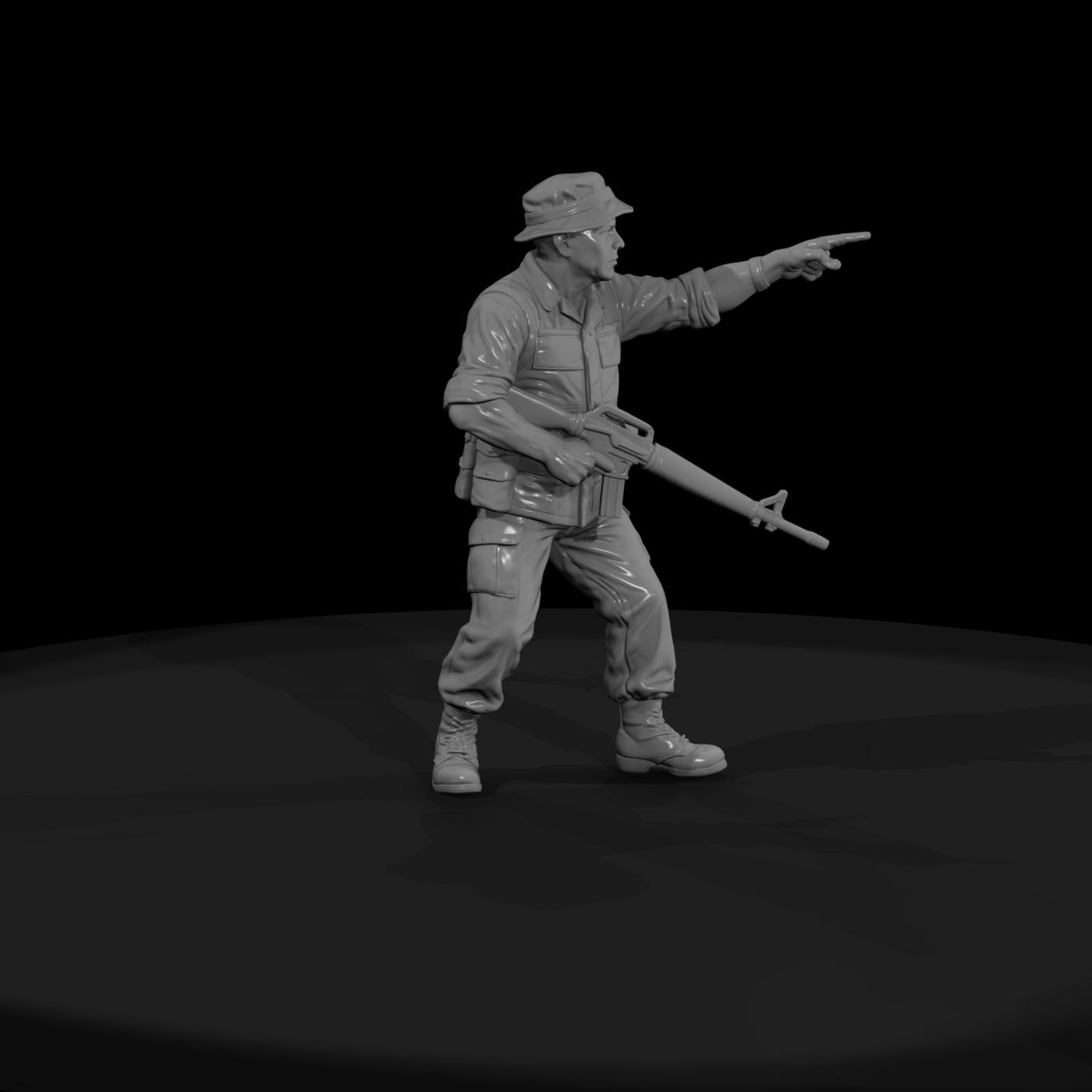 Vn Army 065 Vietnam U S Army Rifleman Figure