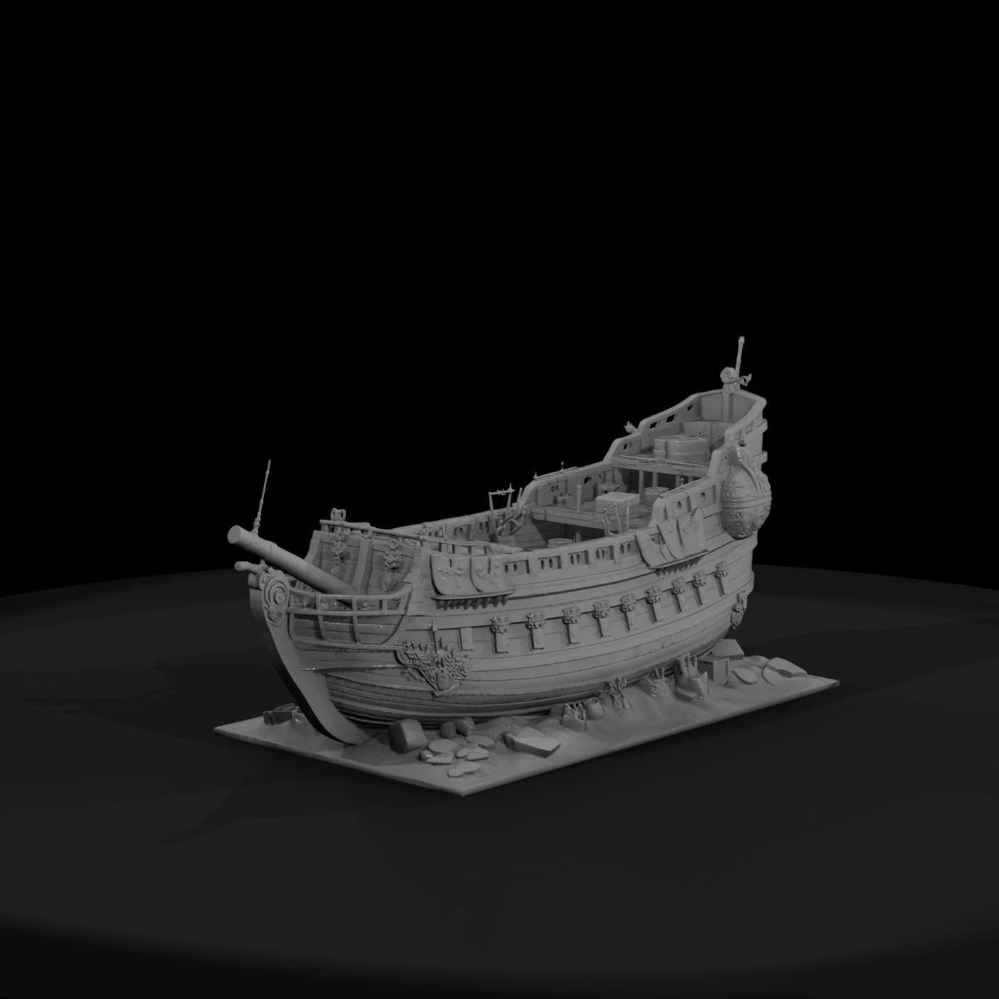 Sunken Galleon Wreck — Terrain