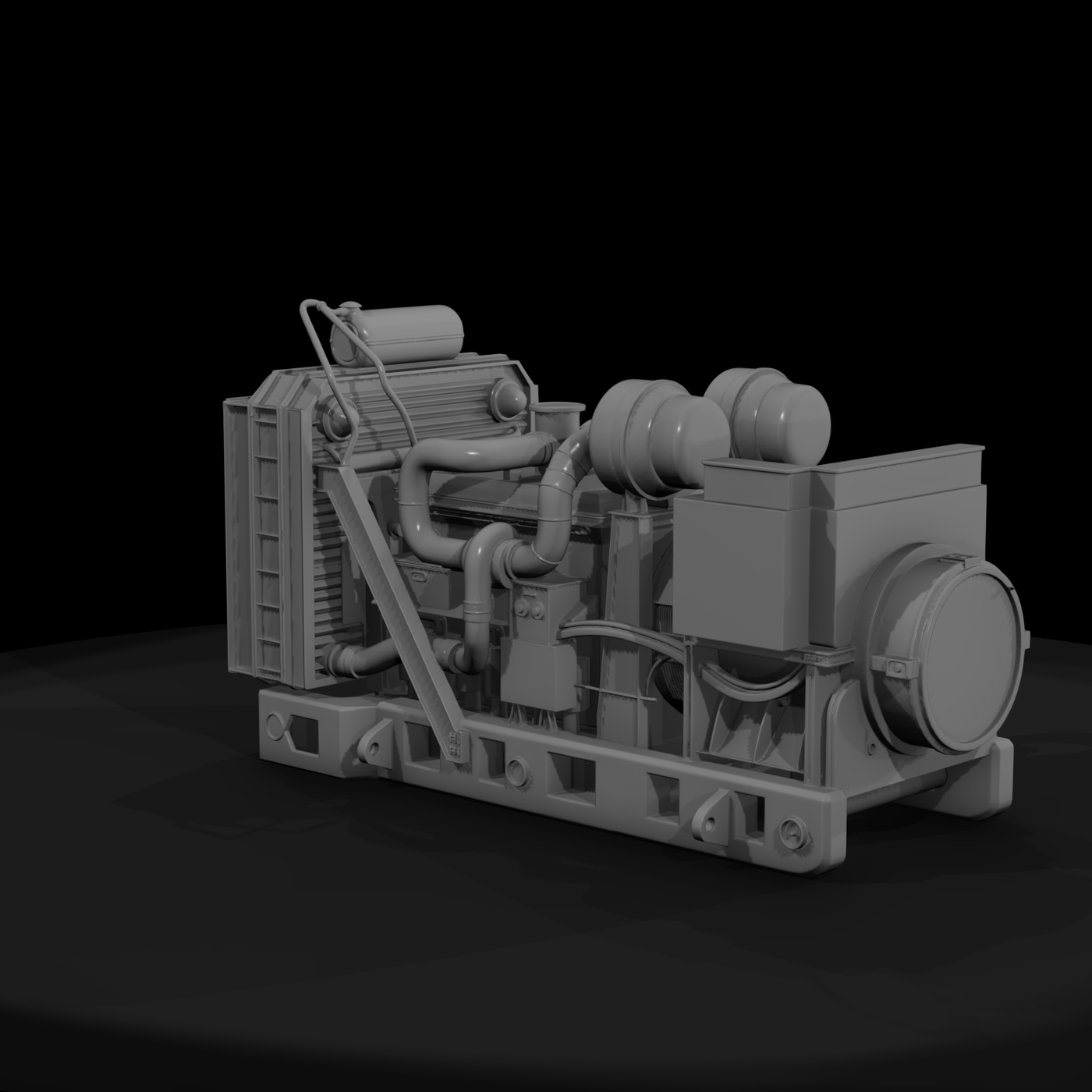 Skid-Mounted Diesel Generator