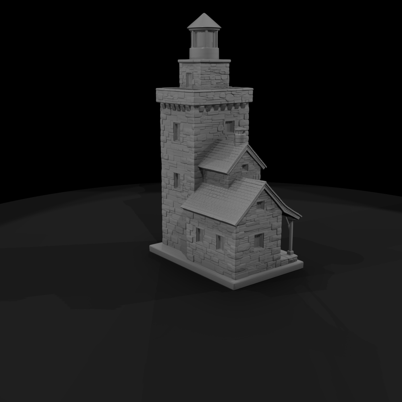 20260612 Stone Lighthouse Model 58B5C653D0