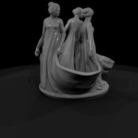 three-draped-women-centerpiece-ho-1-87-diorama-statue-178999 — thumbnail 4