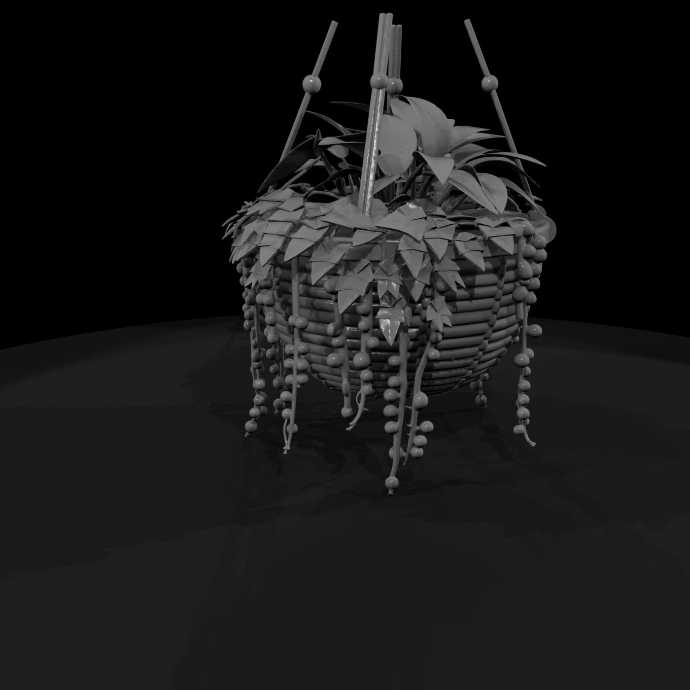 low-poly-hanging-planter-3d-printable-miniature-441027