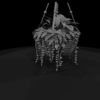 low-poly-hanging-planter-3d-printable-miniature-441027 — thumbnail 4