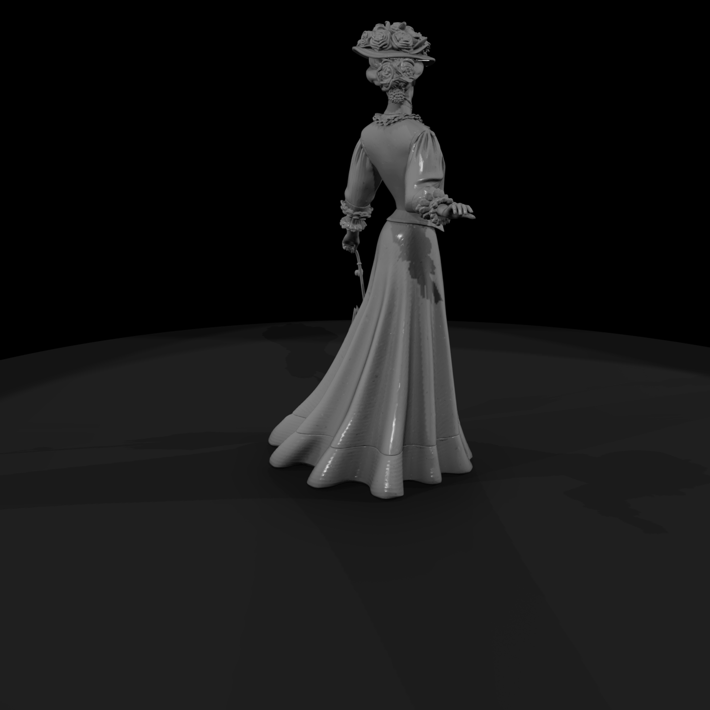 Edwardian Lady with Parasol